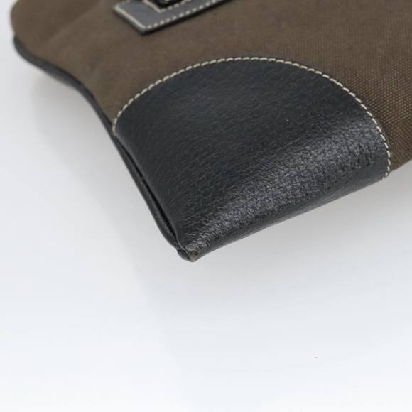 PRADA Hand Bag Canvas Khaki Auth 103935 - Picture 8 of 16